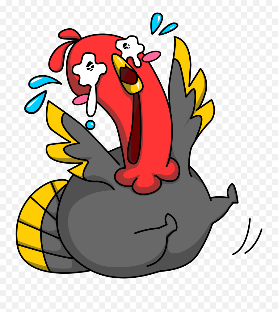 Turkeys Clipart Comic Turkeys Comic - Crying Turkey Emoji,Dancing Turkey Emoji