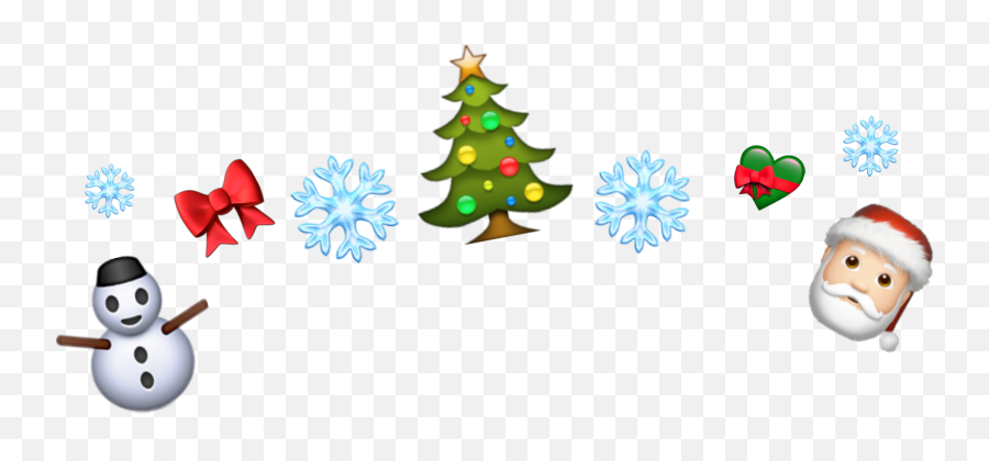 Christmascrown Christmas Emojis Santa Snowman Snowflake - Christmas Emojis Png,Christmas Emojis