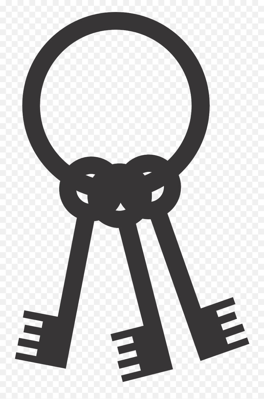 Keyring Key Ring Keys Lock Ring - Keys Clipart Png Emoji,Skateboard Emoji Iphone