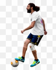 Players Soccer Athlete Transparent - People Playing Football Png Emoji