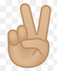 Peace Sign Emoji Png Picture -