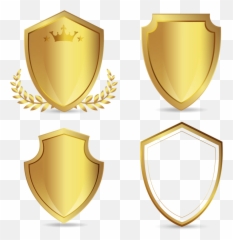 Download Free Png Euclidean Vector Golden Shield Hand - Golden Shield Transparent Background Emoji,Shield Emoji