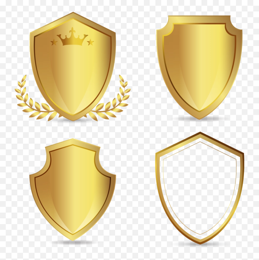 Download Free Png Euclidean Vector Golden Shield Hand - Golden Shield Transparent Background Emoji,Shield Emoji
