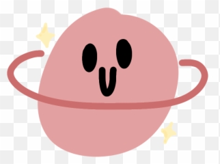 Saturn Galaxy - Cartoon Emoji,O_o Emoji