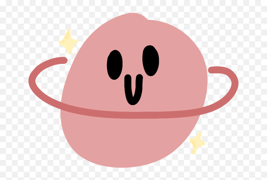 Saturn Galaxy - Cartoon Emoji,O_o Emoji