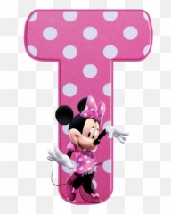 Alfabeto Decorativo Minnie Png - Minnie Mouse Emoji,Goku Emoji
