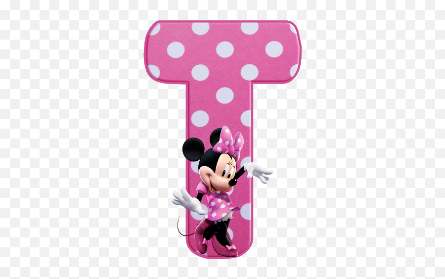 Alfabeto Decorativo Minnie Png - Minnie Mouse Emoji,Goku Emoji