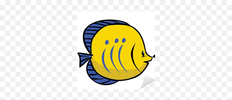 Butterfly Fish Sticker Pixers - Clip Art Emoji,Fish Emoticon