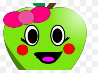 Apple Clipart Smiley Face - Cute Png Emoji