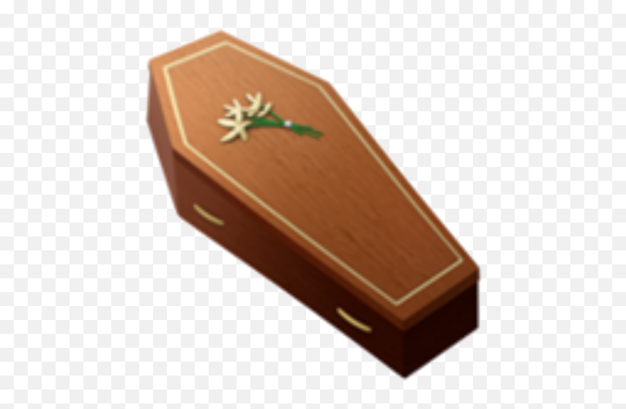 Emoji Sticker By Aria - Coffin Emoji Apple,Wood Emoji