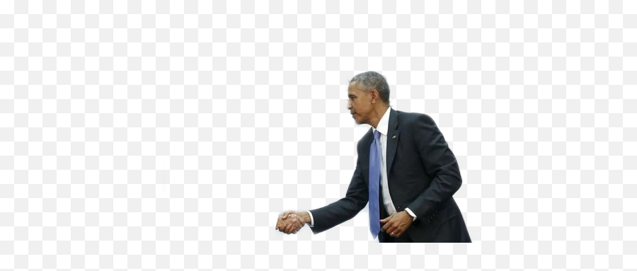 Obama Handshake Sticker By Shahzaddddd - Barack Obama Emoji,Shaking Hands Emoji