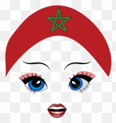 Pretty Moroccan Girl Smiley Emoticon Clipart i2Clipart - Ladbroke Grove Emoji