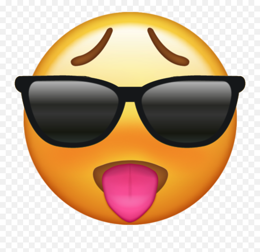 What Hentaiface Sunglasses Sticker By Emmablawrence - Cursed Emoji With Sunglasses,Ew Face Emoji