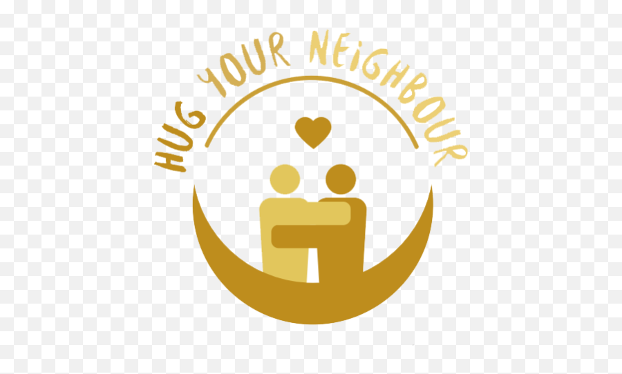 Hug Your Neighbour - Emblem Emoji,Emoticon Hug