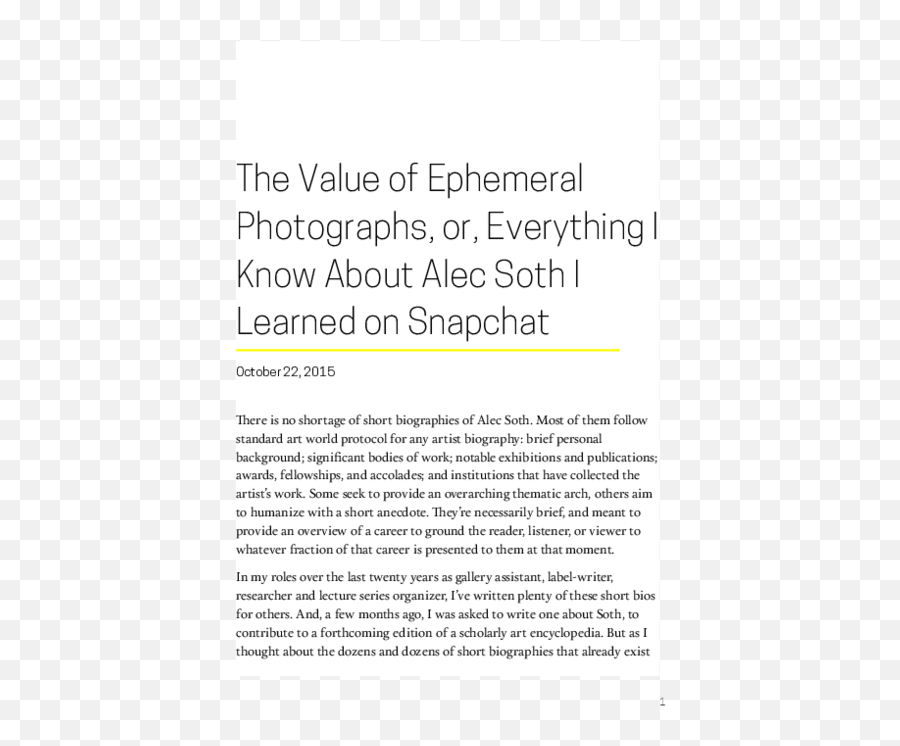 The Value Of Ephemeral Photographs - Document Emoji,Creative Instagram Bios With Emojis