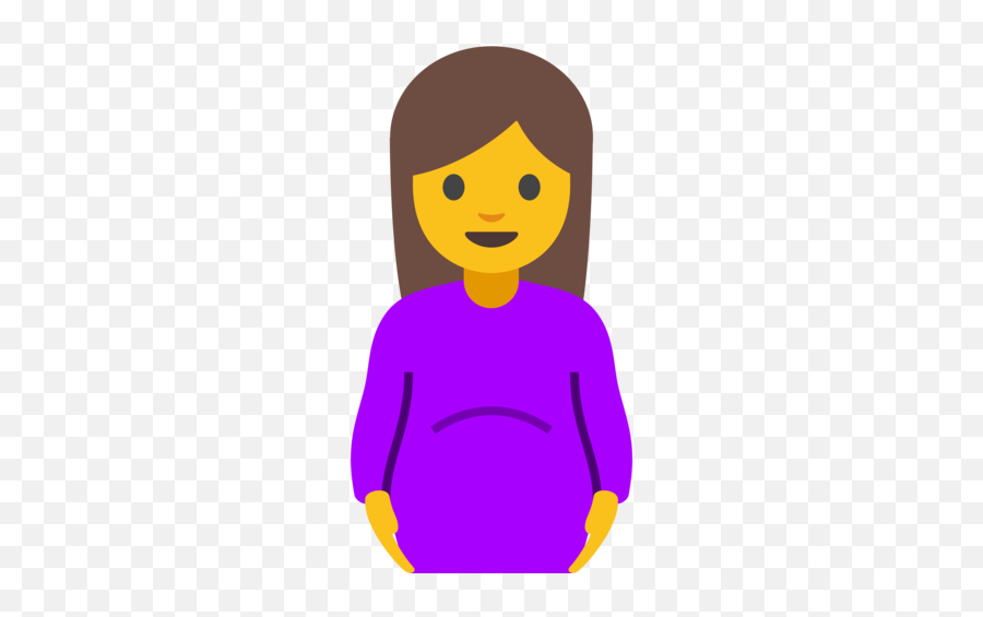 Pregnant Woman Emoji - Android Pregnant Woman Emoji,Pregnant Emoji