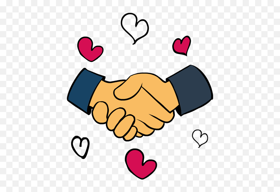 Shaking Hands Hand Shake Clip Art - Cartoon Handshake Clipart Emoji,Shake Emoji