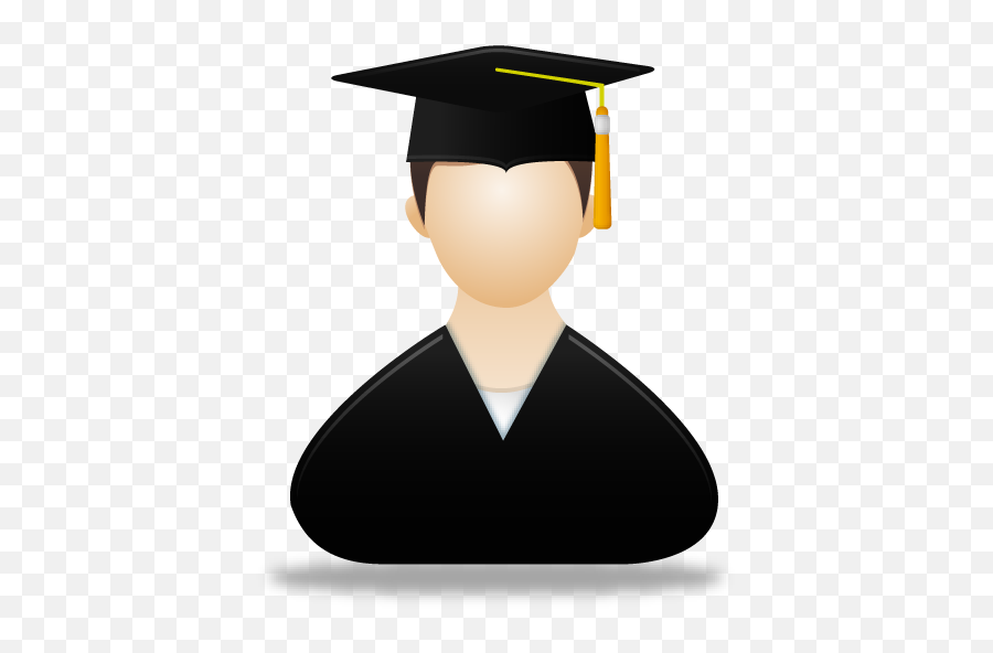Graduation Hat Icon At Getdrawings - Graduate Student Clipart Png Emoji,Graduation Cap Emoji