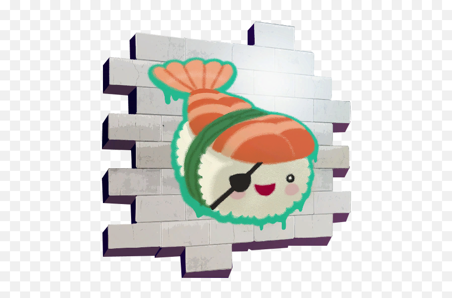 Sushi - Fire Vs Ice Fortnite Spray Emoji,Sushi Emoji Png