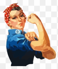 Woman Equality Rosie - Vintage International Womens Day Emoji,Rosie The Riveter Emoji