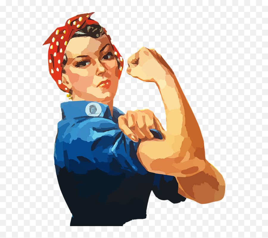Woman Equality Rosie - Vintage International Womens Day Emoji,Rosie The Riveter Emoji