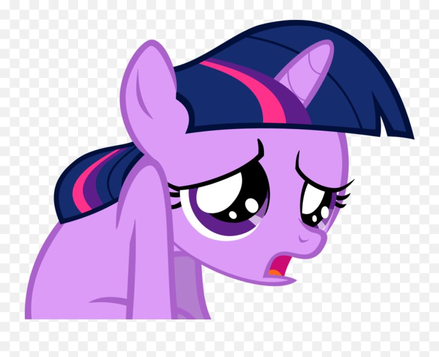 Png Transparent Dejected - Filly Sad Twilight Sparkle Emoji,Dejected Emoji