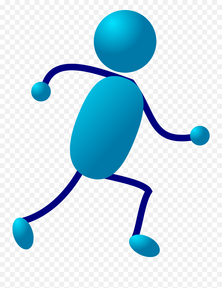 Man Clip Art - Clipart Run Animated Emoji,Dancing Stick Figure Emoji