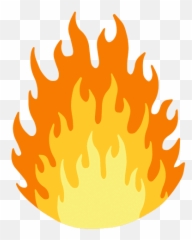 Cartoon Fire Png - Transparent Emoji