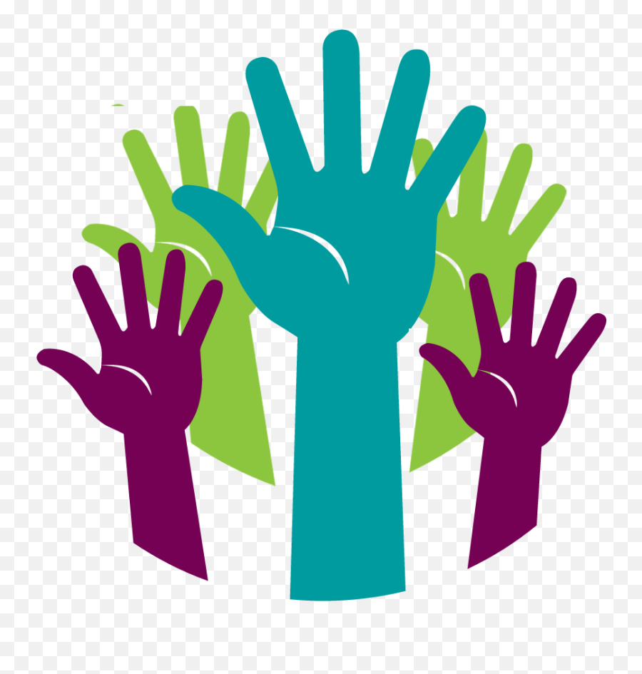 Library Of Volunteer Hands Image Library Stock Png Files - Volunteering Clipart Emoji,Raising Hands Emoji