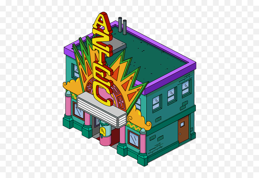 Download Hd Aztec Theater - Tapped Out Aztec Theatre Aztec Theatre The Simpsons Emoji,Theater Emoji