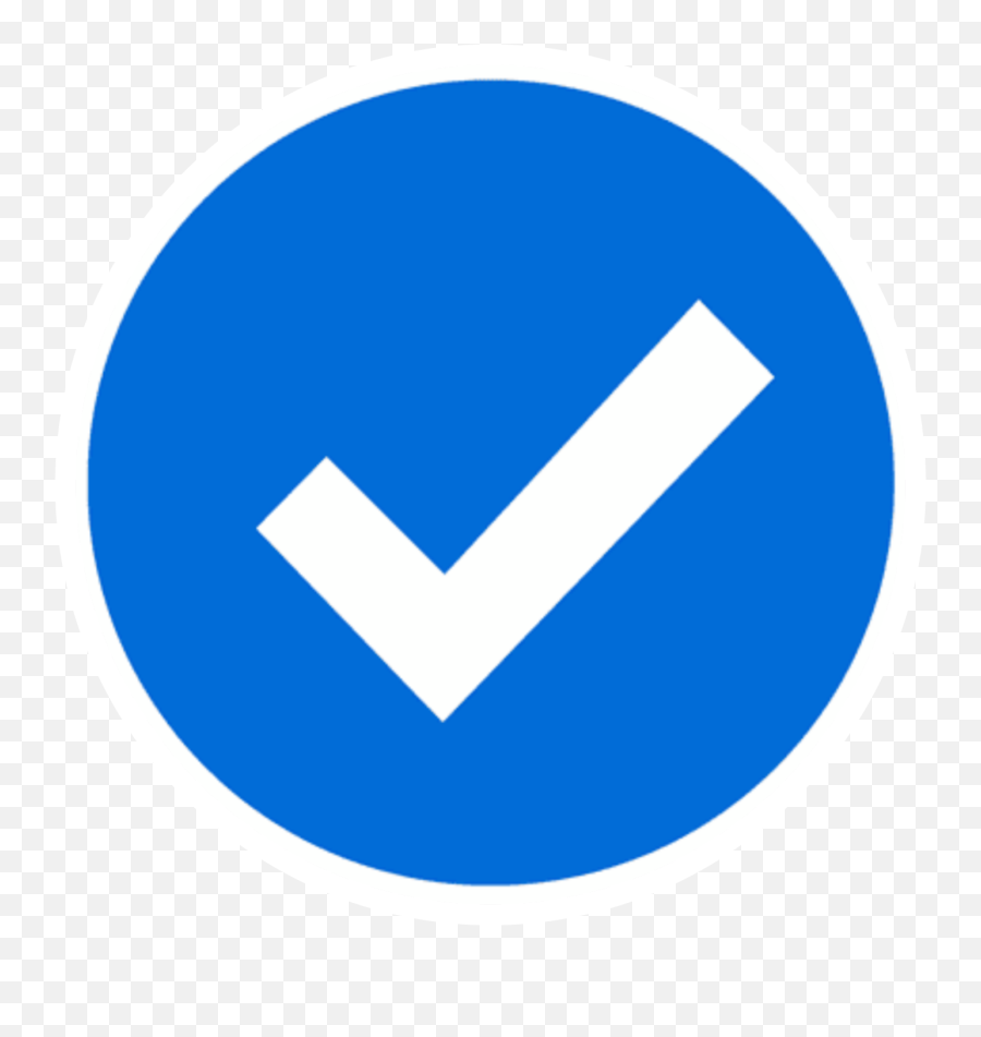 Popular And Trending Verification Stickers On Picsart Simbolo De Verificación Png Emoji