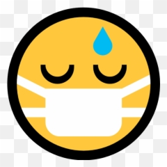 Emoji Image Resource Download - Windows face with medical mask Mask Microsoft