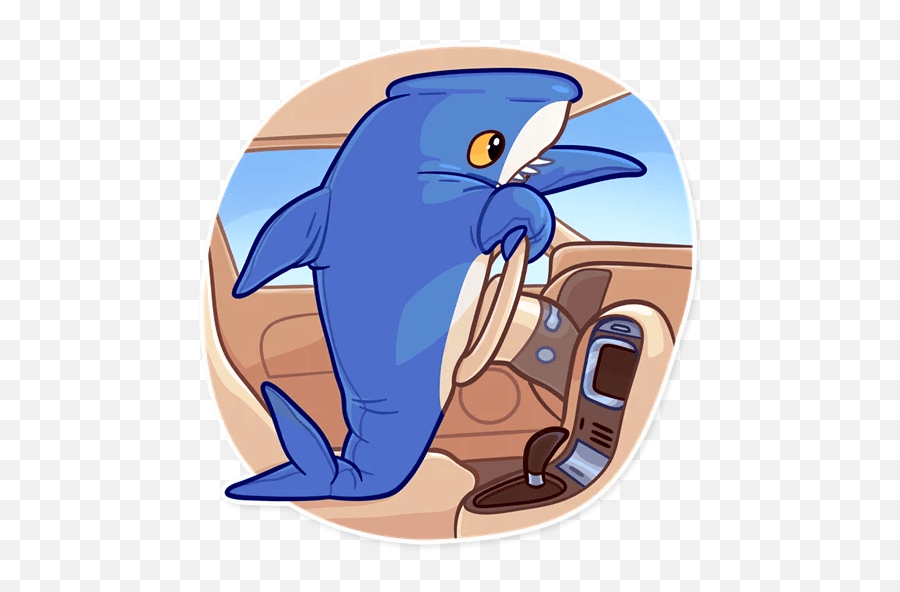 Shark Plush Telegram Stickers - Blahaj Stickers Emoji,Walrus Emoji