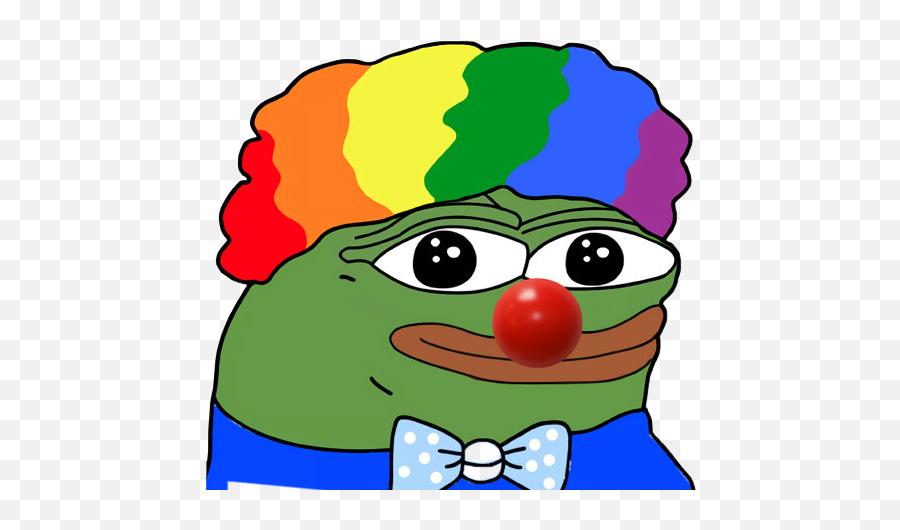 Pepefrog Sticker - Pepe Clown Png Emoji,Pepe The Frog Emoji