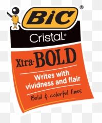 Bic Cristal Stic Medium Ball Pen Black 10 ea Pack of 2 - Vertical Emoji