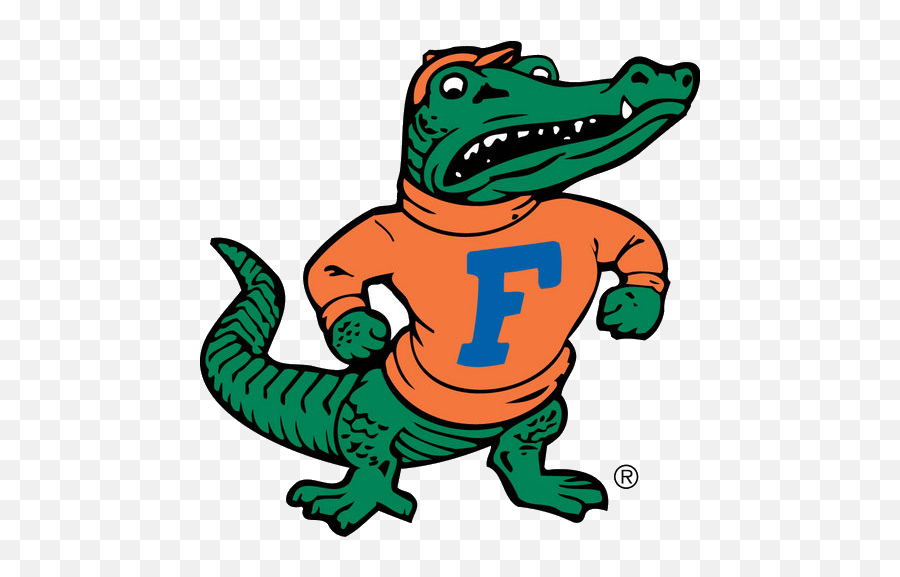 University Of Florida Clipart 2 - Old Florida Gators Logo Emoji,Florida Emoji