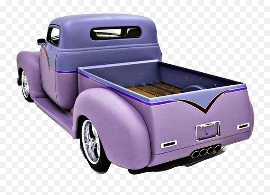 Purple Vintage Antique Pickup Truck - Purple Emoji,Pickup Truck Emoji