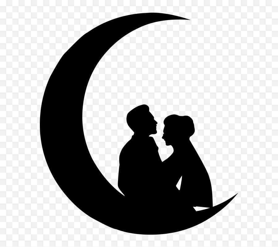 Bride Groom Silhouette - Wedding Man And Woman Silhouette Emoji,House And Bride Emoji