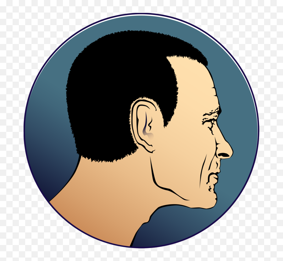 Chin Drawing Profile Transparent Png - Profile Head Emoji,Double Chin Emoji