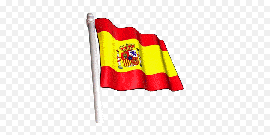 Spanish Flag Clipart Flag And Map Of Spain On White - Spain Flag Gif Png Emoji,Spain Flag Emoji