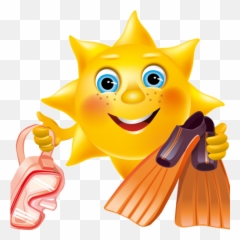 Pin - Smiley Sol Emoji,Sun Emoticon
