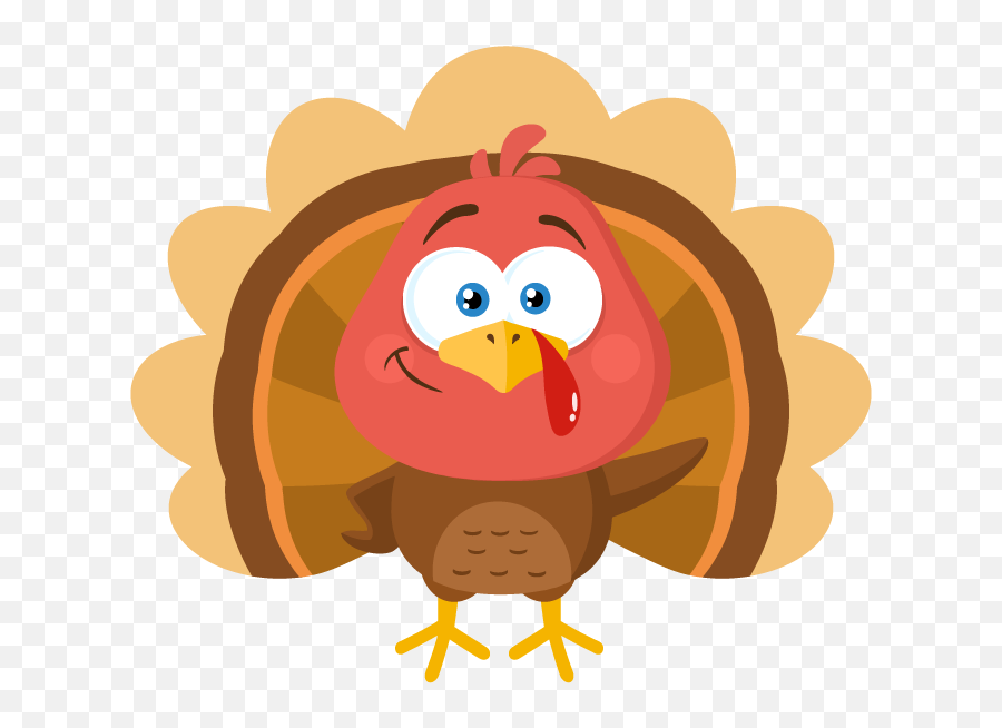 Cute Turkey Bird - Cute Turkey Bird Cartoon Emoji,Turkey Emoji