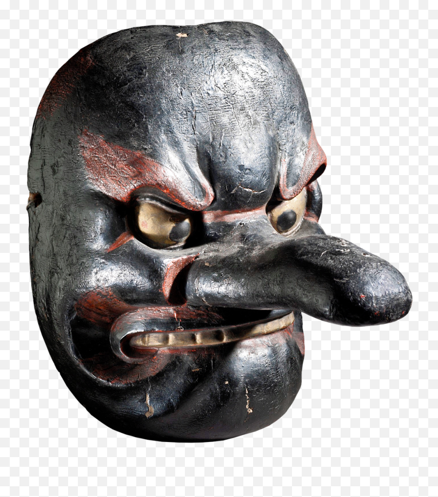 Hanging Mask Mask Japan Scary Spooky - Scary Mask Transparent Background Emoji,Japanese Kiss Emoji