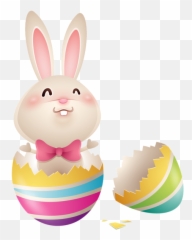 Easter Bunny In Egg Png Picture Image - Transparent Background Easter Bunny Png Emoji,Rabbit Egg Emoji