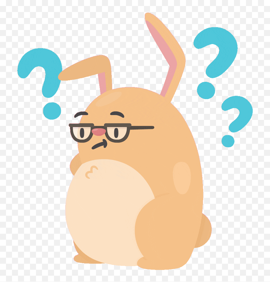 Top Confused Boner Stickers For Android Ios - Hopper App Bunny Emoji,Boner Emoji