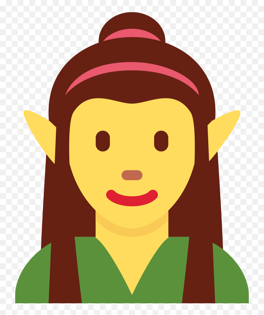 Twemoji12 1f9dd - Elfa Emoticon Emoji,Elf Emoji