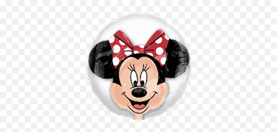 Minnie Mouse Portrait - Minnie Mouse Head Balloon Emoji,Minnie Emoji