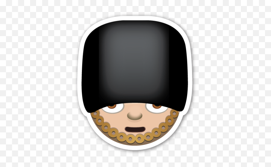 Guardsman Emoji Emoji Stickers Busby - Plaquinhas Divertidas Carinhas Do Zap,Weird Emoji