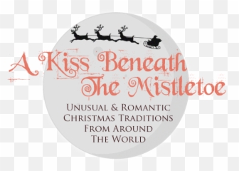 Download A Kiss Beneath The Mistletoe - Vintage Santa And Elk Emoji
