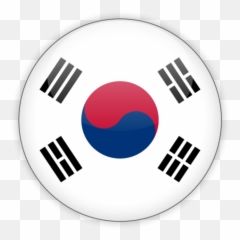 South Korea Flag Circle Png - Emoji